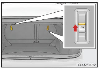 Lexus IS 300h. Gepäck-Sicherheitssystem