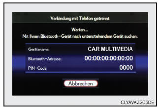 Lexus IS 300h. Zum Registrieren eines Bluetooth-Geräts