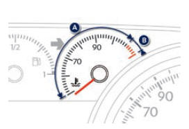 Peugeot 508. Anzeige für Kühlflüssigkeitstemperatur