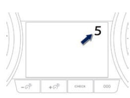 Peugeot 508. Anzeigen im Kombiinstrument