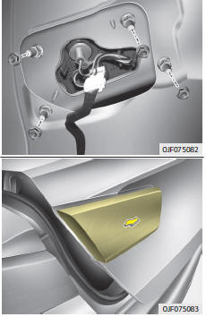 Fiat Panda. Austauschen der Lampe der Rückleuchte