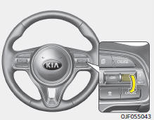 Fiat Panda. Tempomatgeschwindigkeit festlegen