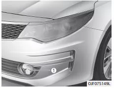 Fiat Panda. Nebelscheinwerfer vorn (LED-Lampe), Austausch der Glühlampe