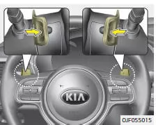 Fiat Panda. Schaltwippe