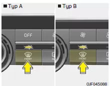Fiat Panda. Windschutzscheibe