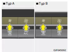 Fiat Panda. Gebläsedrehzahlregler