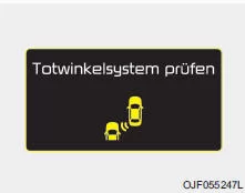 Fiat Panda. Warnmeldung