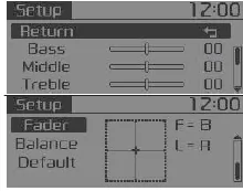 Fiat Panda. Verwenden der Taste