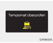 Fiat Panda. Fehlermeldung der SCC 