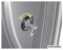 Fiat Panda. EIN/AUS-Schalter Beifahrer- Frontairbag