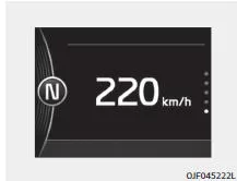 Fiat Panda. Digitales Tachometer