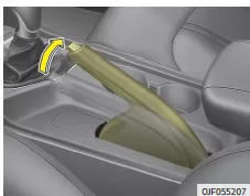 Fiat Panda. Handbremse