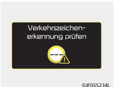 Fiat Panda. Warnmeldung