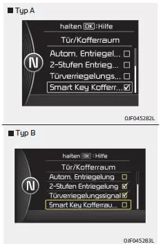Fiat Panda. Verwenden der intelligenten Heckklappe