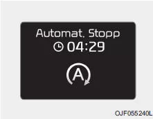 Fiat Panda. Motor mit Start-Stopp-Automatik anhalten