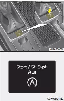 Fiat Panda. Motor mit Start-Stopp-Automatik anhalten
