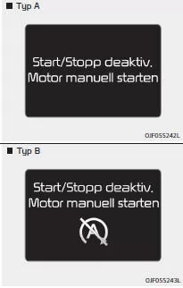 Fiat Panda. Motor mit Start-Stopp-Automatik anhalten