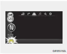 Fiat Panda. LKAS-Fehleranzeige