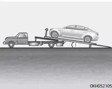 Fiat Panda. Das Fahrzeug abschleppen