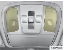 Fiat Panda. Leseleuchte, Austausch der Glühlampe