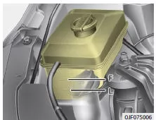 Fiat Panda. Kühlmittelstand prüfen