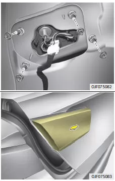 Fiat Panda. Rückfahrleuchte, Austausch der Glühlampen
