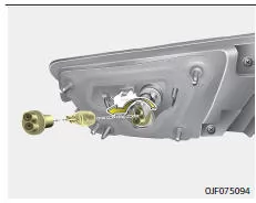 Fiat Panda. Rückfahrleuchte, Austausch der Glühlampen