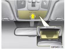 Fiat Panda. Brillenfach