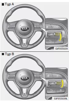 Fiat Panda. Tempomat-Geschwindigkeit verringern