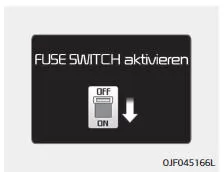 Fiat Panda. FUSE SWITCH aktivieren