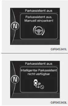 Fiat Panda. Weitere Anweisungen (Meldungen)