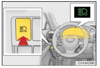 Lexus IS 300h. Aktivieren des automatischen Fernlichtsystems