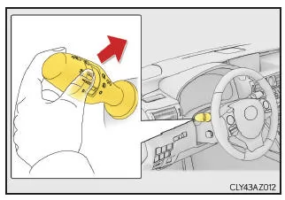 Lexus IS 300h. Umschalten auf Abblendlicht