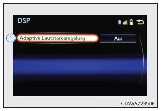 Lexus IS 300h. So passen Sie die Toneinstellungen und die Klangqualität an