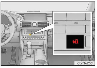 Lexus IS 300h. Einstellen der Alarmanlage