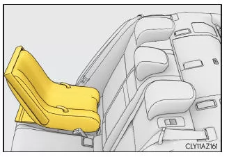 Lexus IS 300h. Nach hinten gerichteter -  Babysitz/Kindersitz