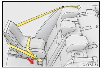 Lexus IS 300h. Nach hinten gerichteter -  Babysitz/Kindersitz