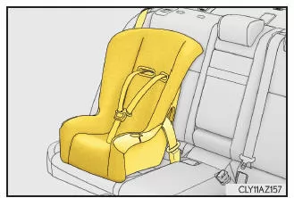 Lexus IS 300h. Einbau von Kinderrückhaltesystemen 