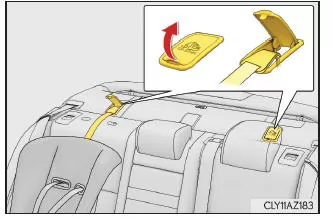 Lexus IS 300h. Haltebügel (für Obergurt)