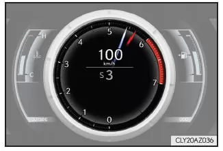 Lexus IS 300h. Drehzahlspitze (F SPORT-Modelle)