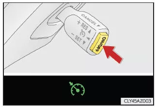 Lexus IS 300h. Festlegen der Fahrzeuggeschwindigkeit