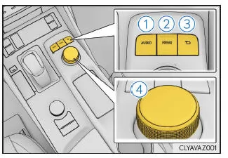 Lexus IS 300h. Lexus-Display-Audiocontroller