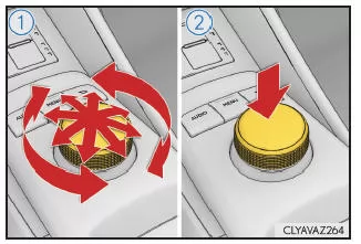 Lexus IS 300h. Verwendung des Lexus-Display-Audiocontrollers