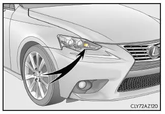 Lexus IS 300h. Fahrzeuge mit LED-Scheinwerfern