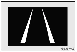 Lexus IS 300h. Anzeige auf der Multi-Informationsanzeige