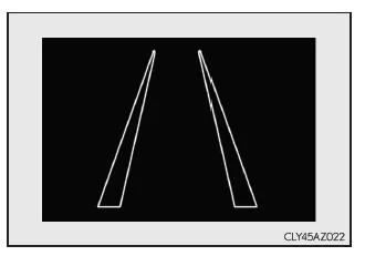 Lexus IS 300h. Anzeige auf der Multi-Informationsanzeige