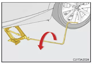 Lexus IS 300h. Montage des Reifens