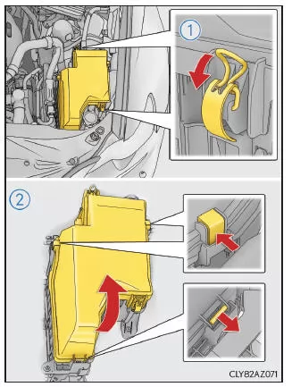 Lexus IS 300h. Wenn die 12-Volt-Batterie entladen ist