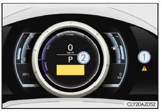 Lexus IS 300h. F SPORT-Modelle (wenn sich die Hauptanzeige in mittlerer Position befindet)