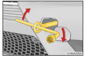 Lexus IS 300h. Abschleppverfahren im Notfall